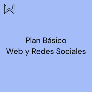 Plan Básico. Web y Redes sociales