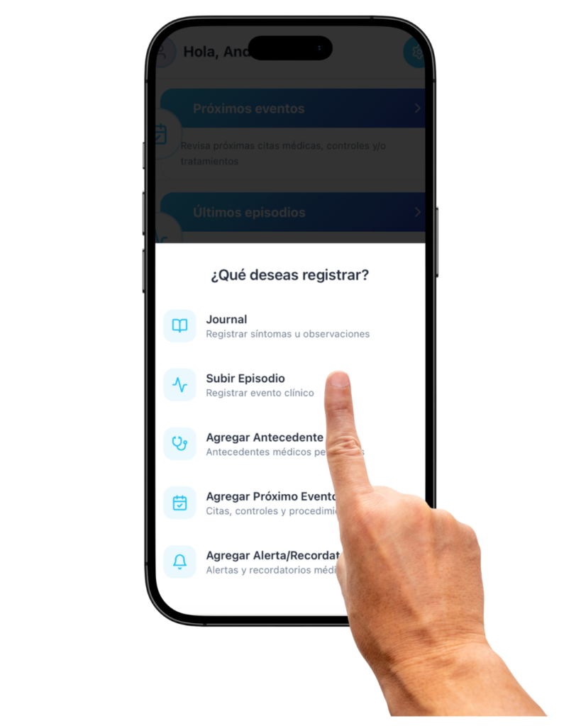 subir episodios en tu carnet digital de salud